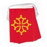 Guirlande drapeaux occitans, occitania